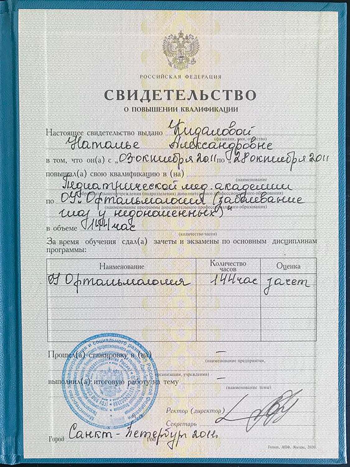 Certificate image