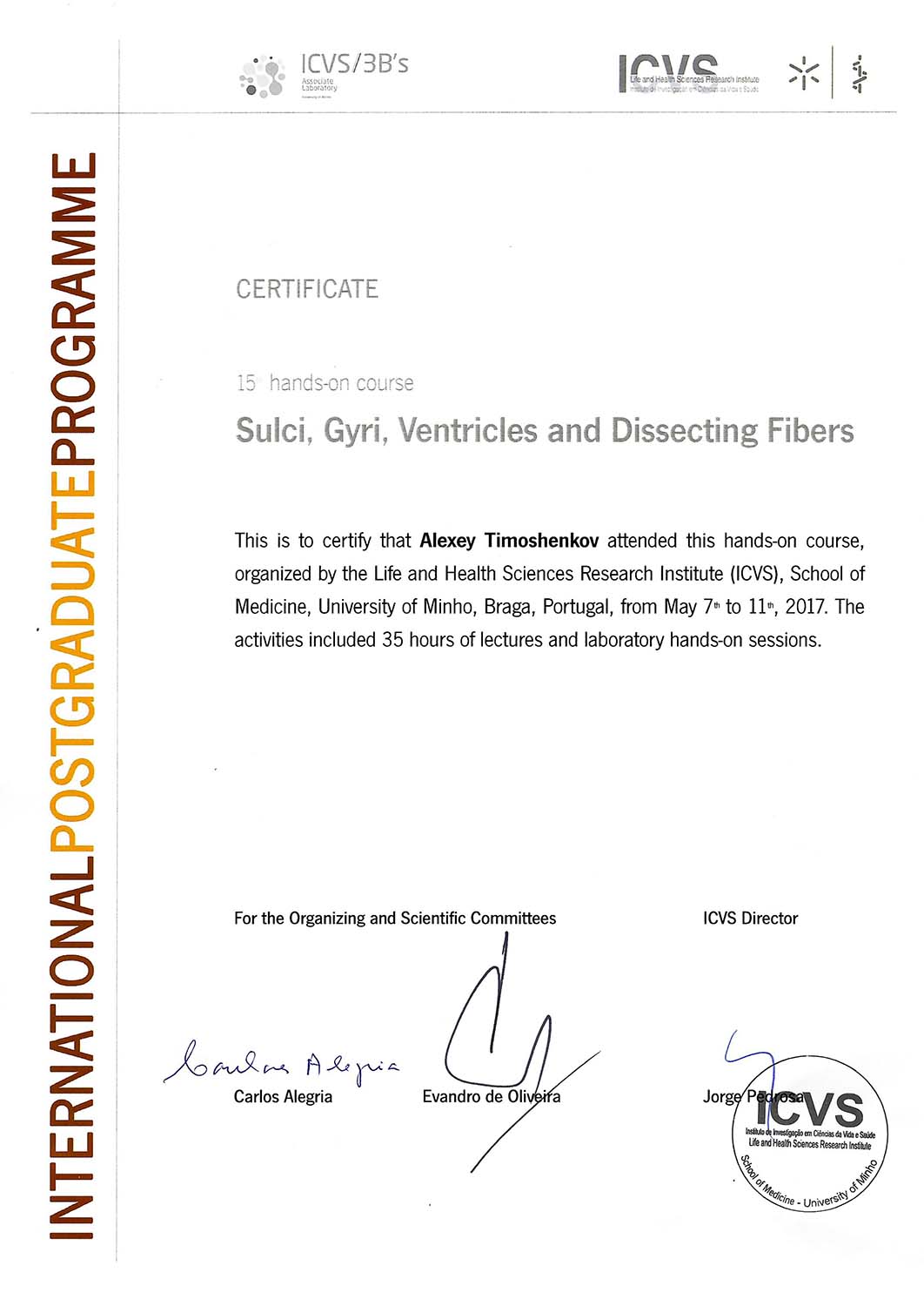 Certificate image