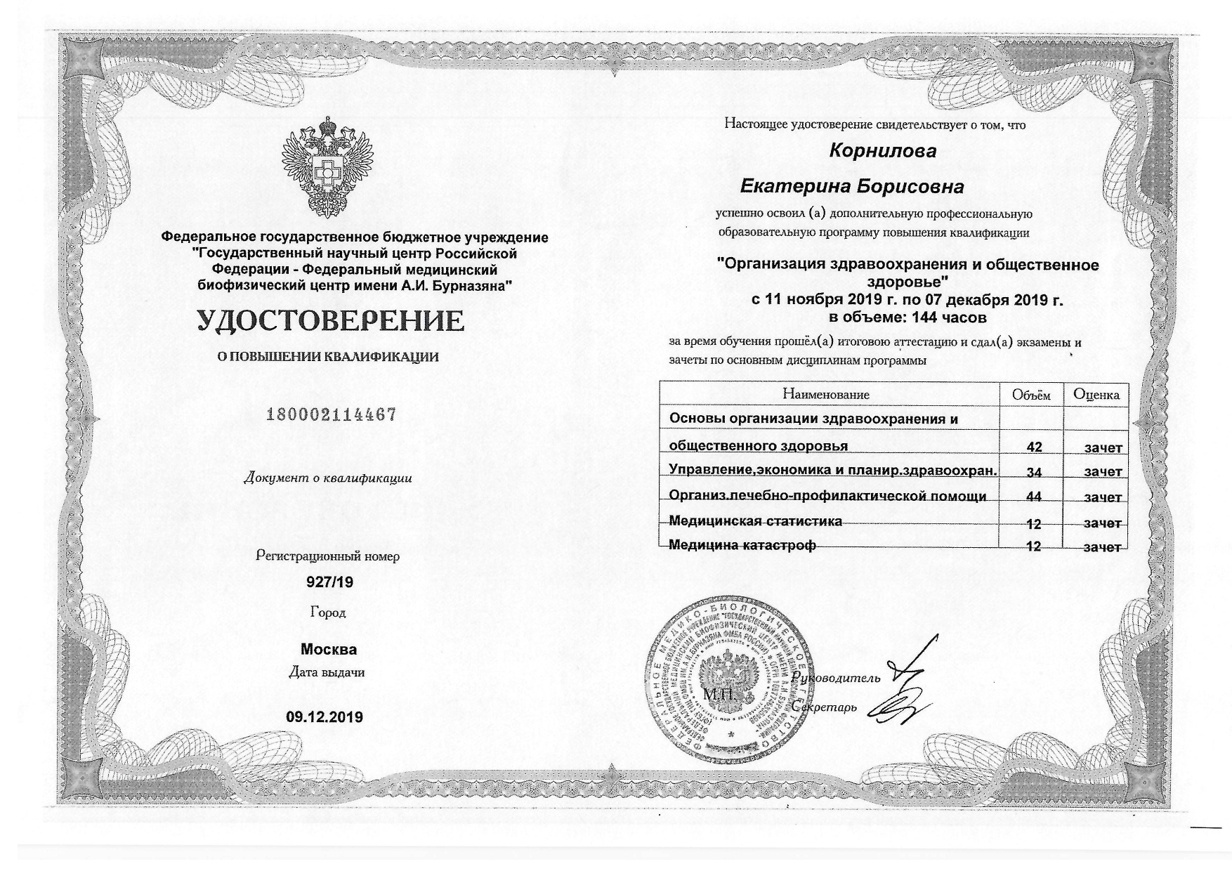 Certificate image